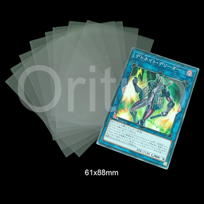 61x88mm Ukuran Kecil Lengan Kartu Bagian Dalam PVC Gratis Clear Pp Untuk Vanguard SGS
