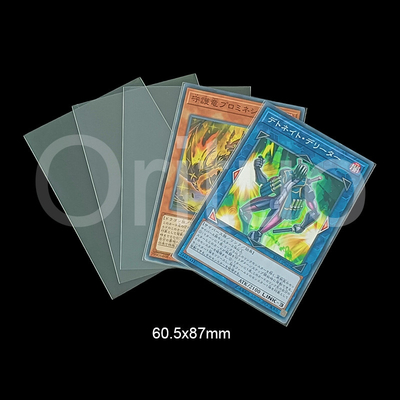 Clear Yugioh Inner Card Sleeves 60x87mm Ukuran Sempurna Untuk Perlindungan Kartu Kecil