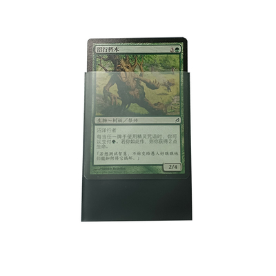 66X91mm Deck Protector Trading Card Sleeve PVC Gratis Double Matte Non Glare SGS
