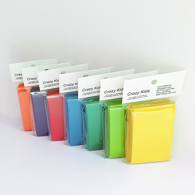 quality 62x89mm Double Matte Card Sleeves Polypropylene Perfect Fit Lengan Yugioh factory