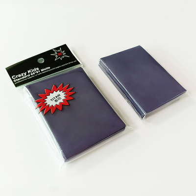 Lengan Kartu CPP Pro Matte Warna Ungu Depan High Clearance SGS