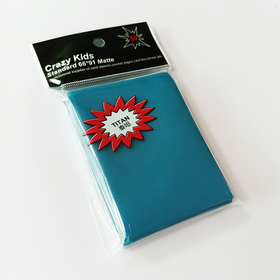 Lengan Kartu Warna WS Blue Strong Welds Penanganan Permukaan Bertekstur Matte SGS