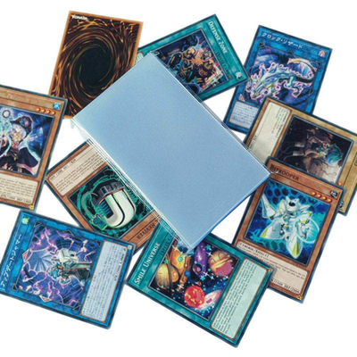 Lengan Permainan Papan Transparan PVC Gratis 73x122mm Perlindungan Kartu Tarot