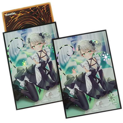 Custom Printed Cartoon Card Sleeve Holographic Art Anime YUGIOH Kartu Trading Jepang Sleeve