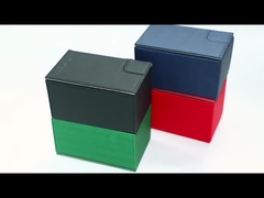 Shockproof Deck Card Box Divider PU Leather Deck Case Ukuran Sedang