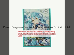 Premium Custom Card Sleeves ️ Matte/Glossy Finish, 100 Mikron tebal, sempurna untuk kartu koleksi